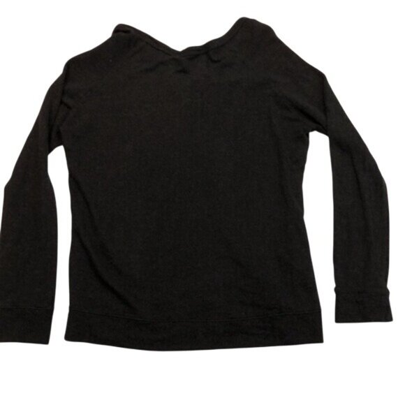 Ole Miss Rebels Sweater Womens Dark Grey Slouch Long Sleeve Sweatshirt Size S - Picture 2 of 8